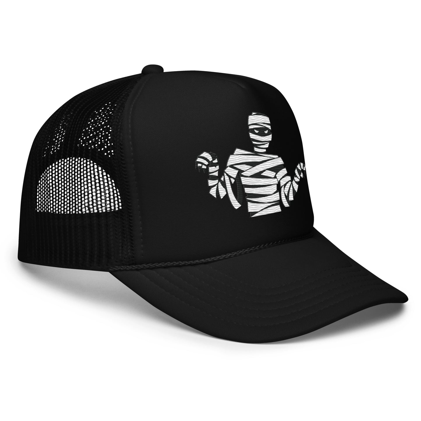Spooky Mummy Foam trucker hat