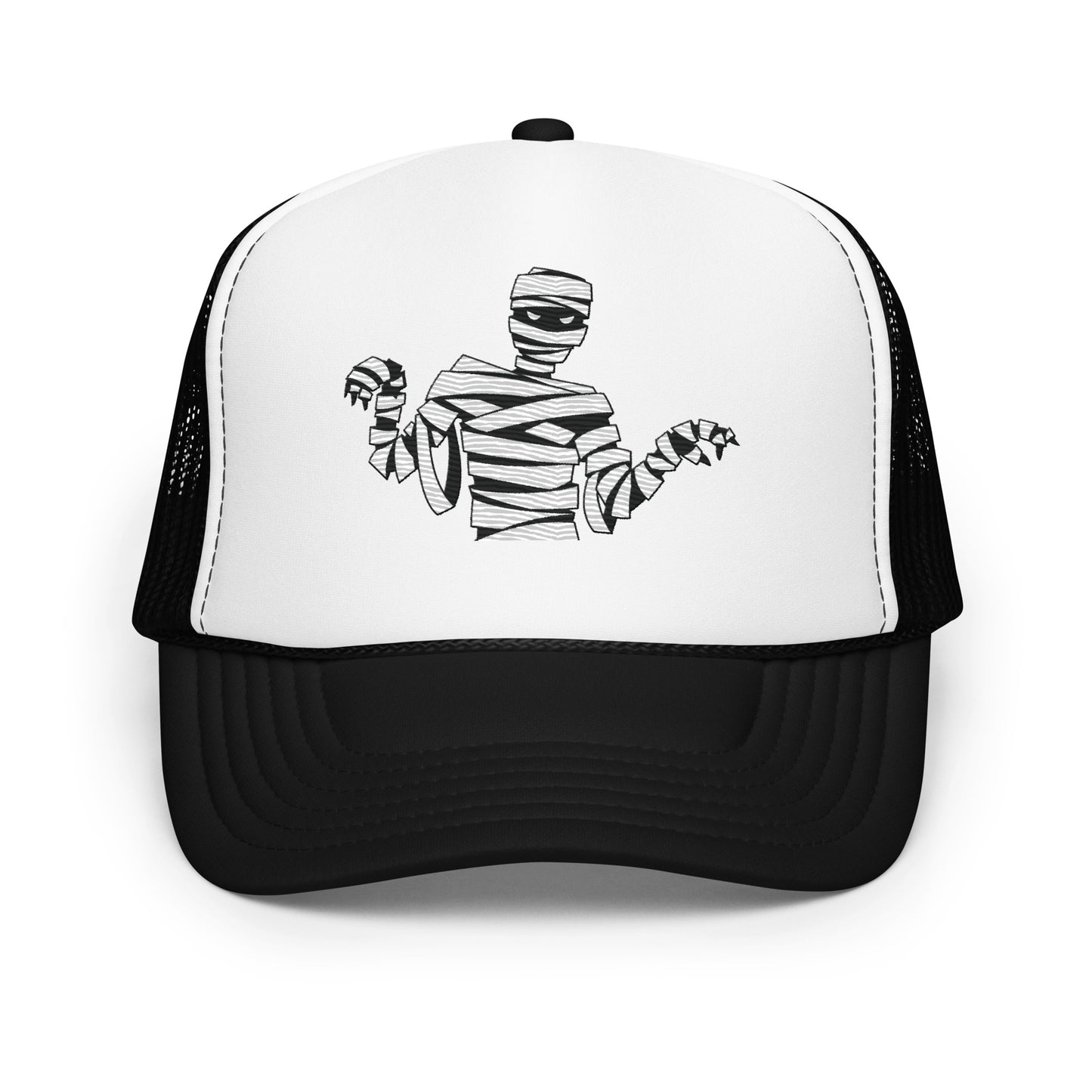 Spooky Mummy Foam trucker hat