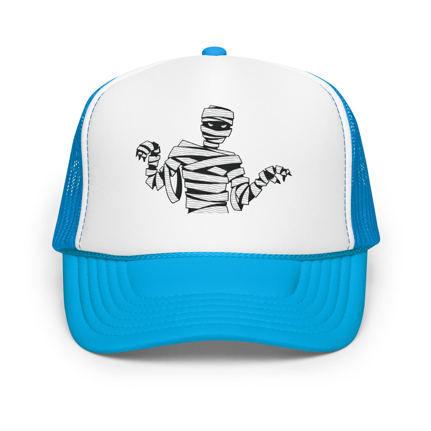 Spooky Mummy Foam trucker hat