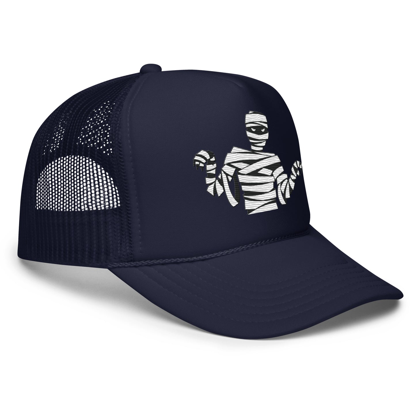 Spooky Mummy Foam trucker hat