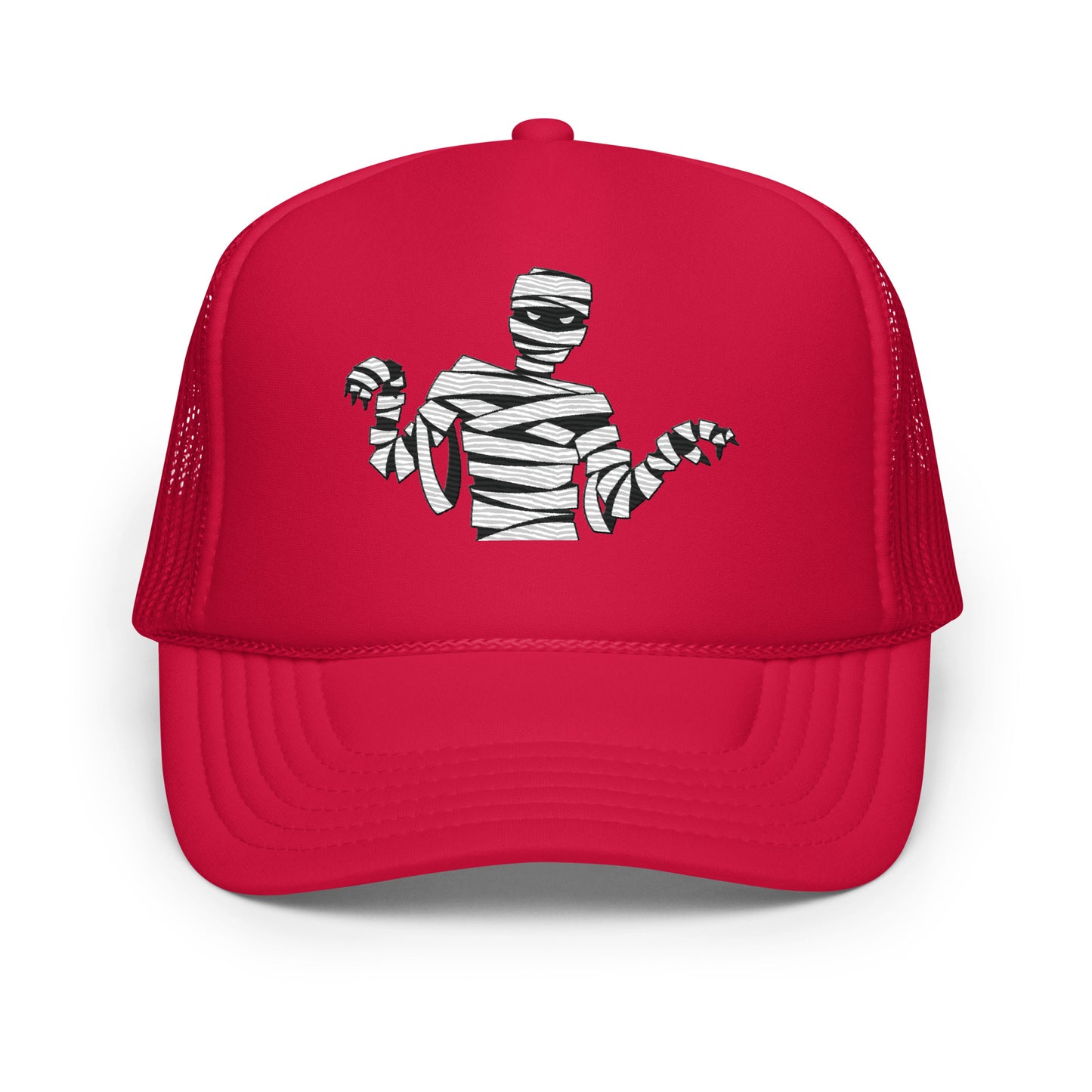 Spooky Mummy Foam trucker hat