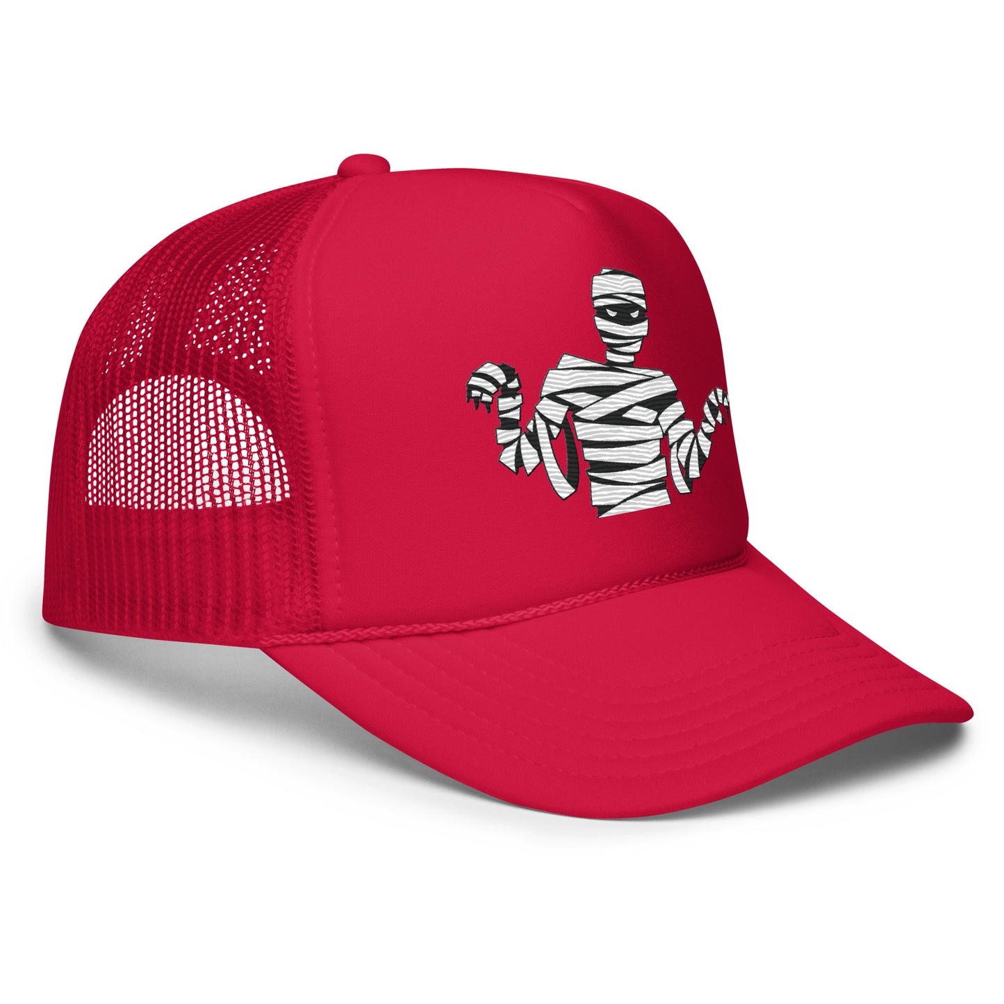 Spooky Mummy Foam trucker hat