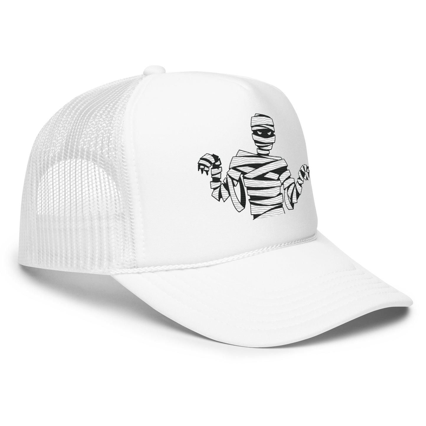 Spooky Mummy Foam trucker hat