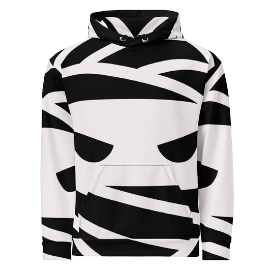 MUMMY BLACK/WHITE Unisex Hoodie