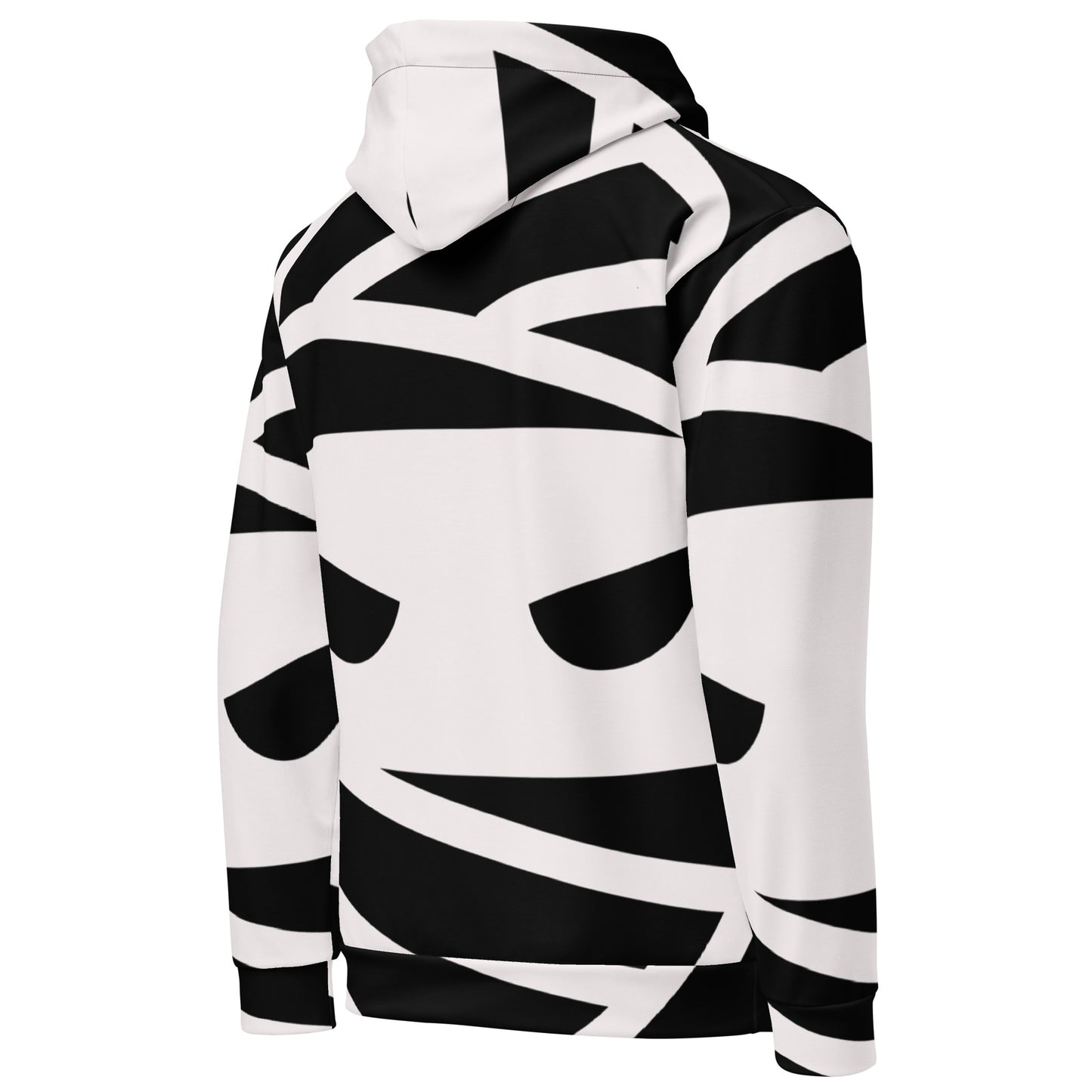 MUMMY BLACK/WHITE Unisex Hoodie