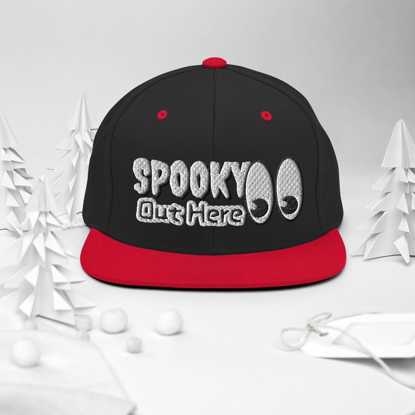 Spooky Eyes Snapback Hat