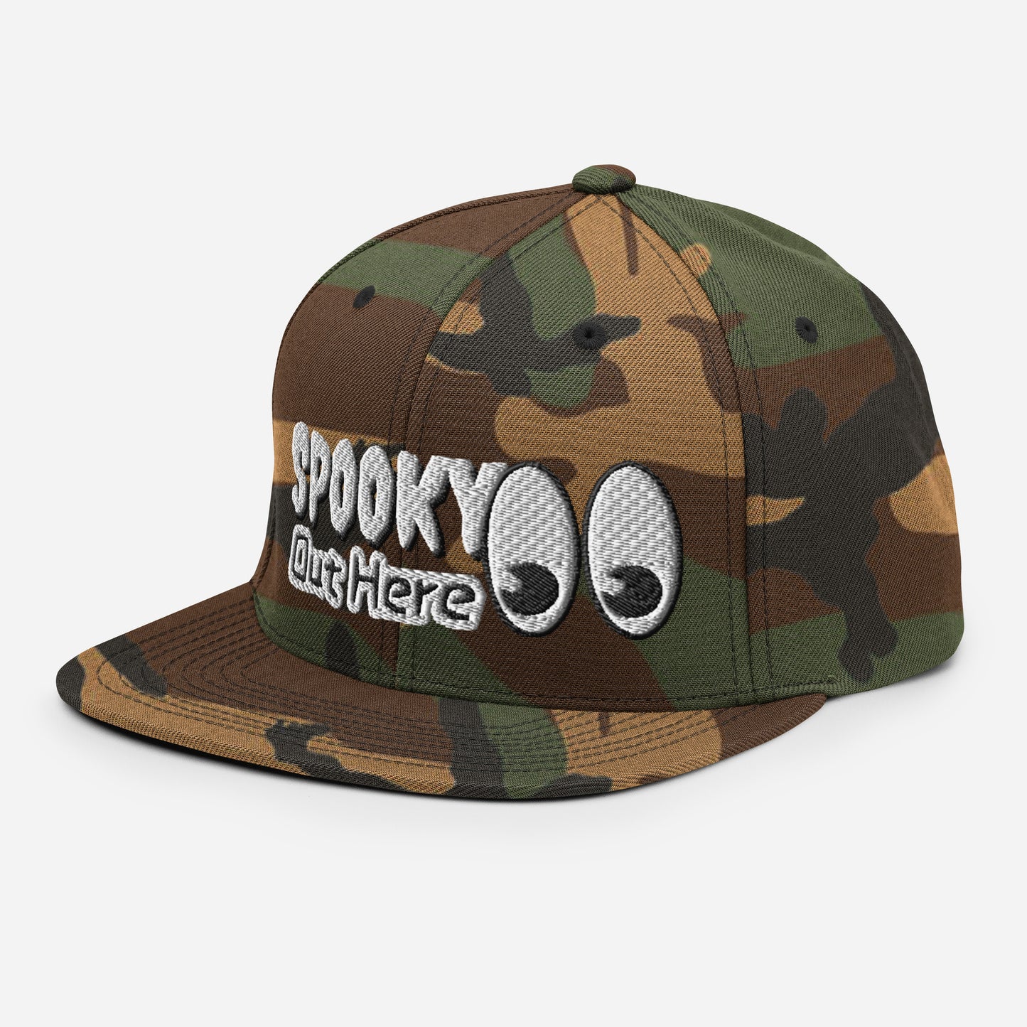 Spooky Eyes Snapback Hat