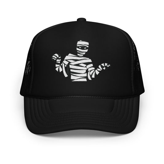 Spooky Mummy Foam trucker hat